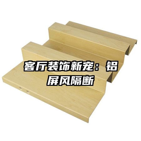 客厅装饰新宠:铝屏风隔断